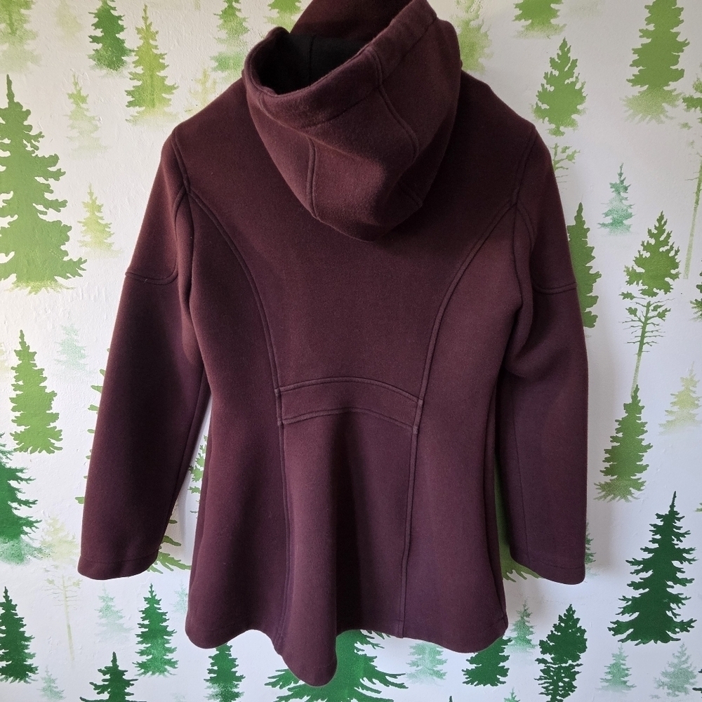 Andrew Marc Deep Burgundy Performance Soft Shell Jacket - Picture 2 of 8